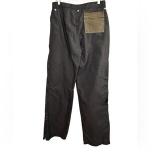 D&G Ittierre Black Cargo Pants with Olive Patch Pocket